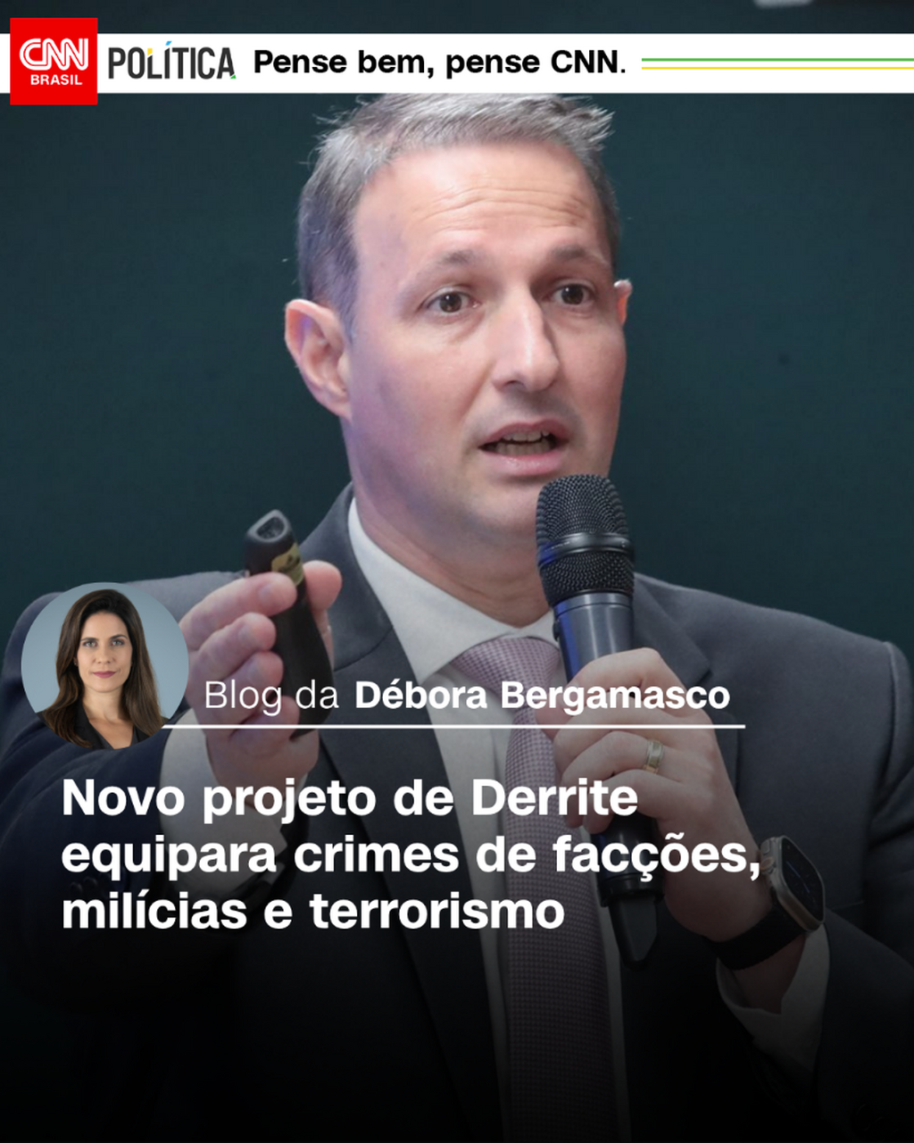 Novo projeto de Derrite equipara crimes de fac&ccedil;&otilde;es, mil&iacute;cias e terrorismo