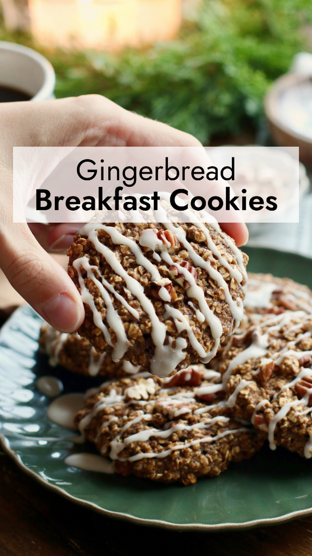 Gingerbread Breakfast Cookies