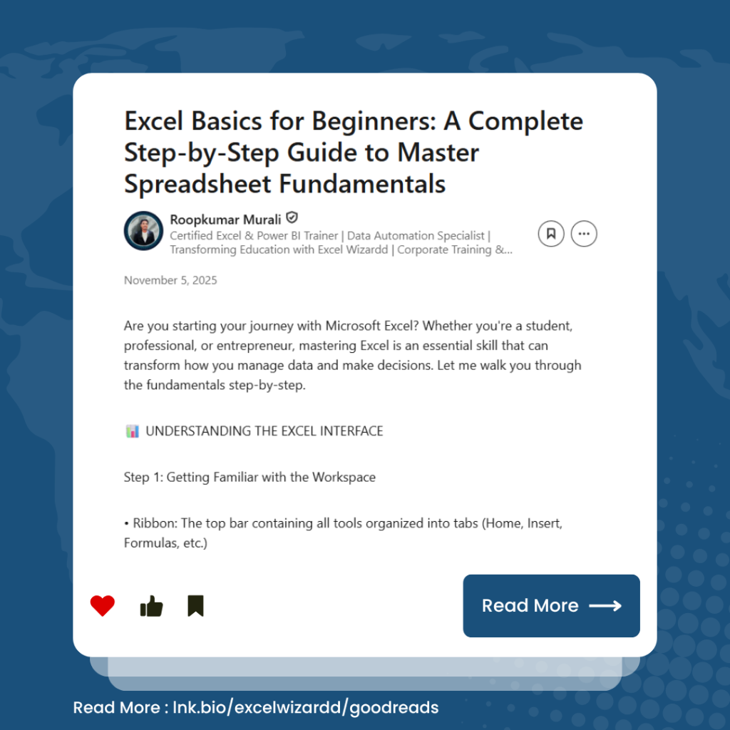 Excel Basics for Beginners: A Complete Step-by-Step Guide to Master Spreadsheet Fundamentals 