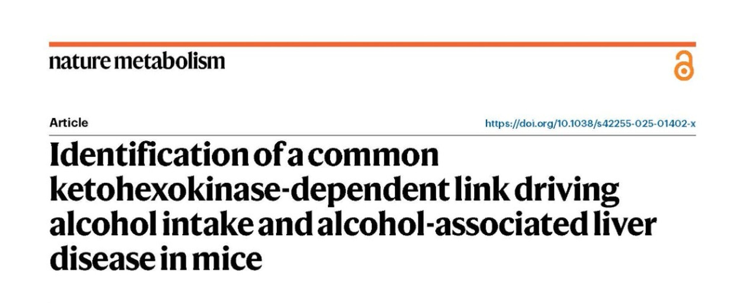 Alcoholism and Sugar: A New Connection