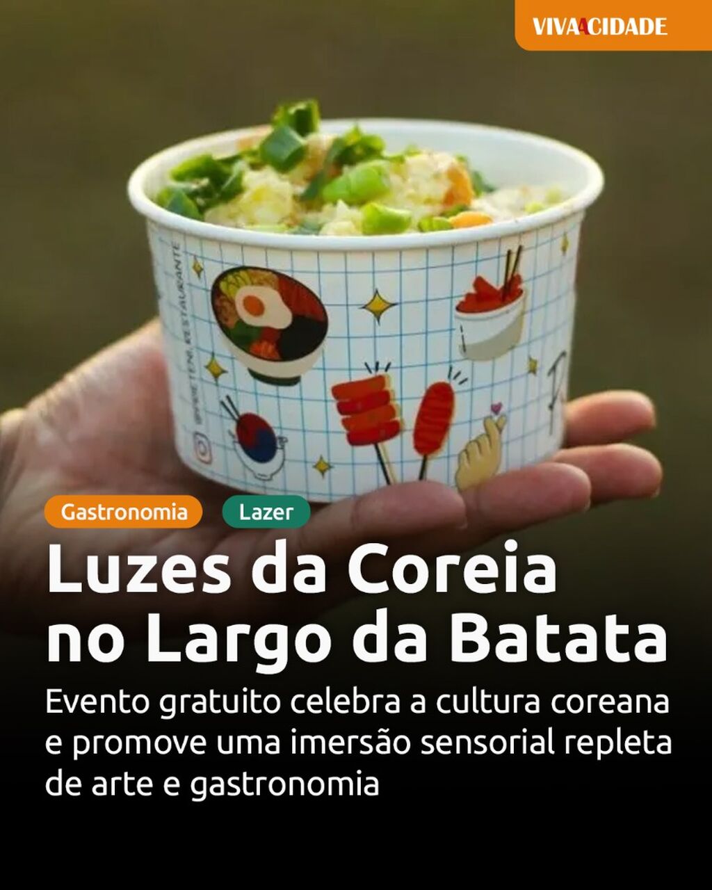 Luzes da Coreia no Largo da Batata