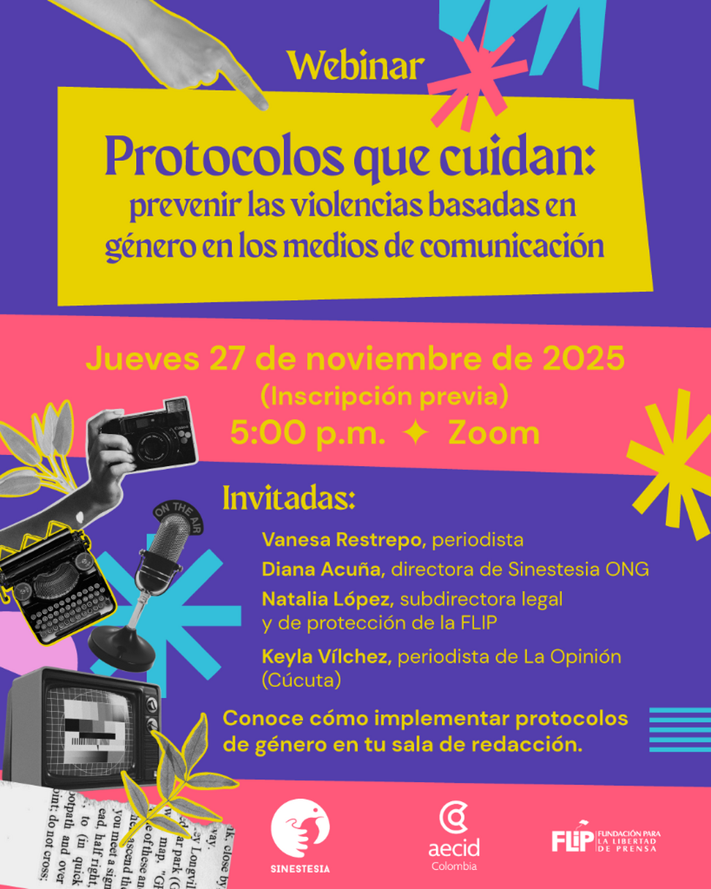Webinar protocolos de g&eacute;nero