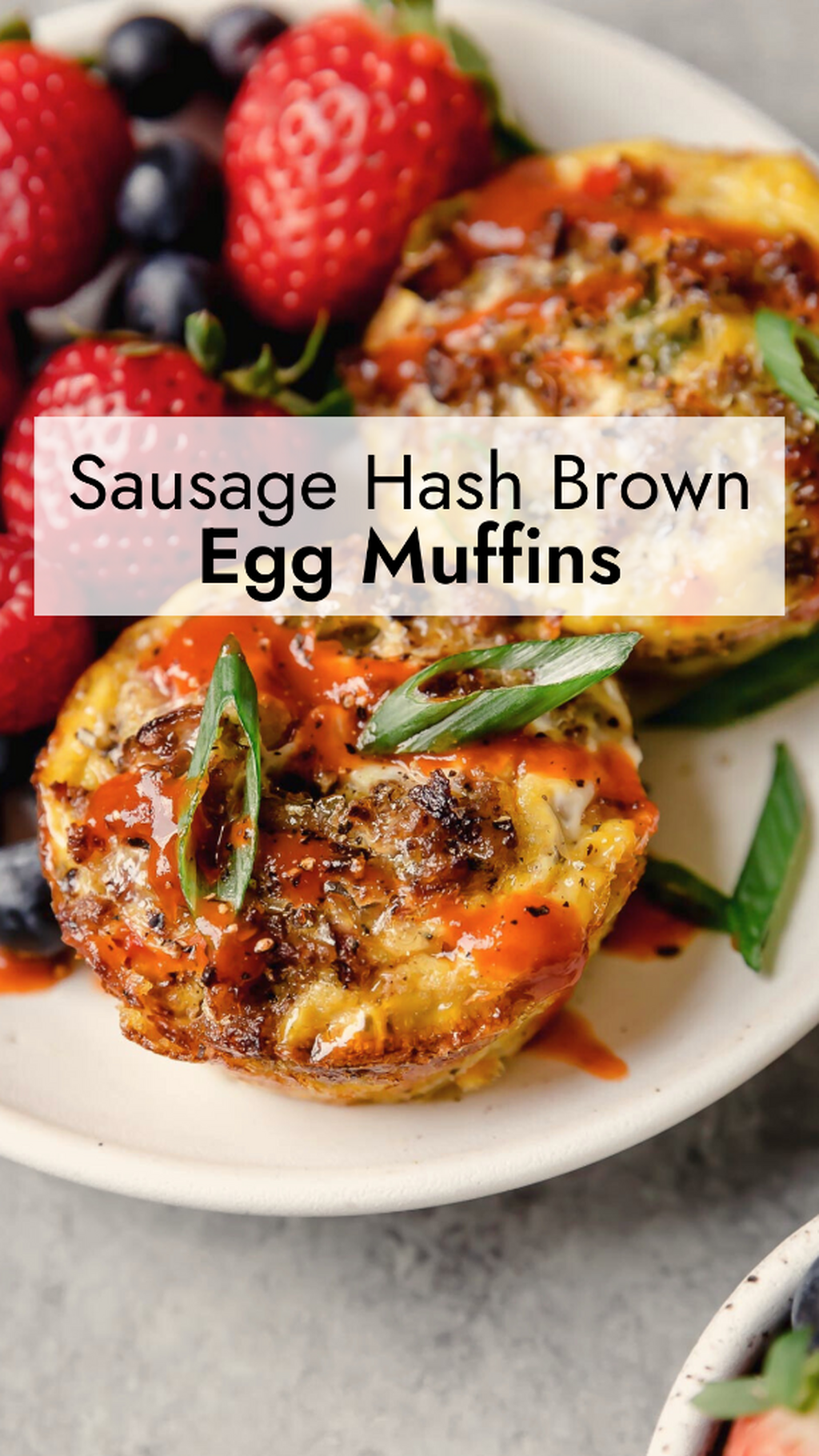 Sausage Hash Brown Egg Muffins