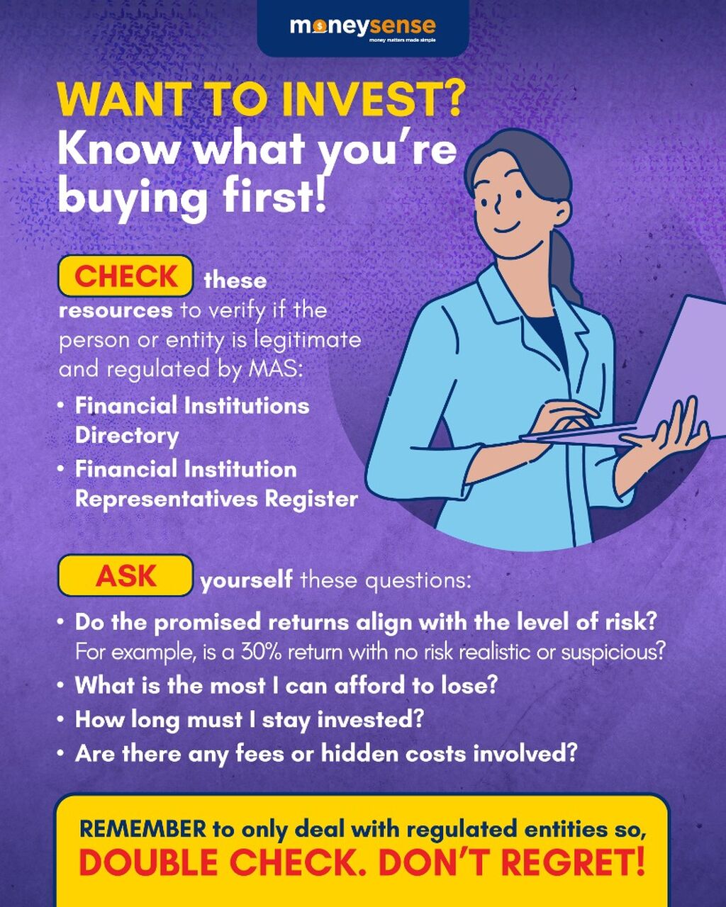 Want to invest? Know what you are buying first