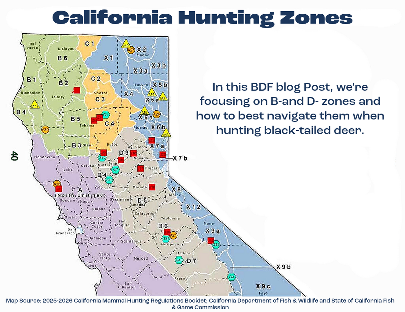 California Public Land Strategy: Navigating B & D Zones