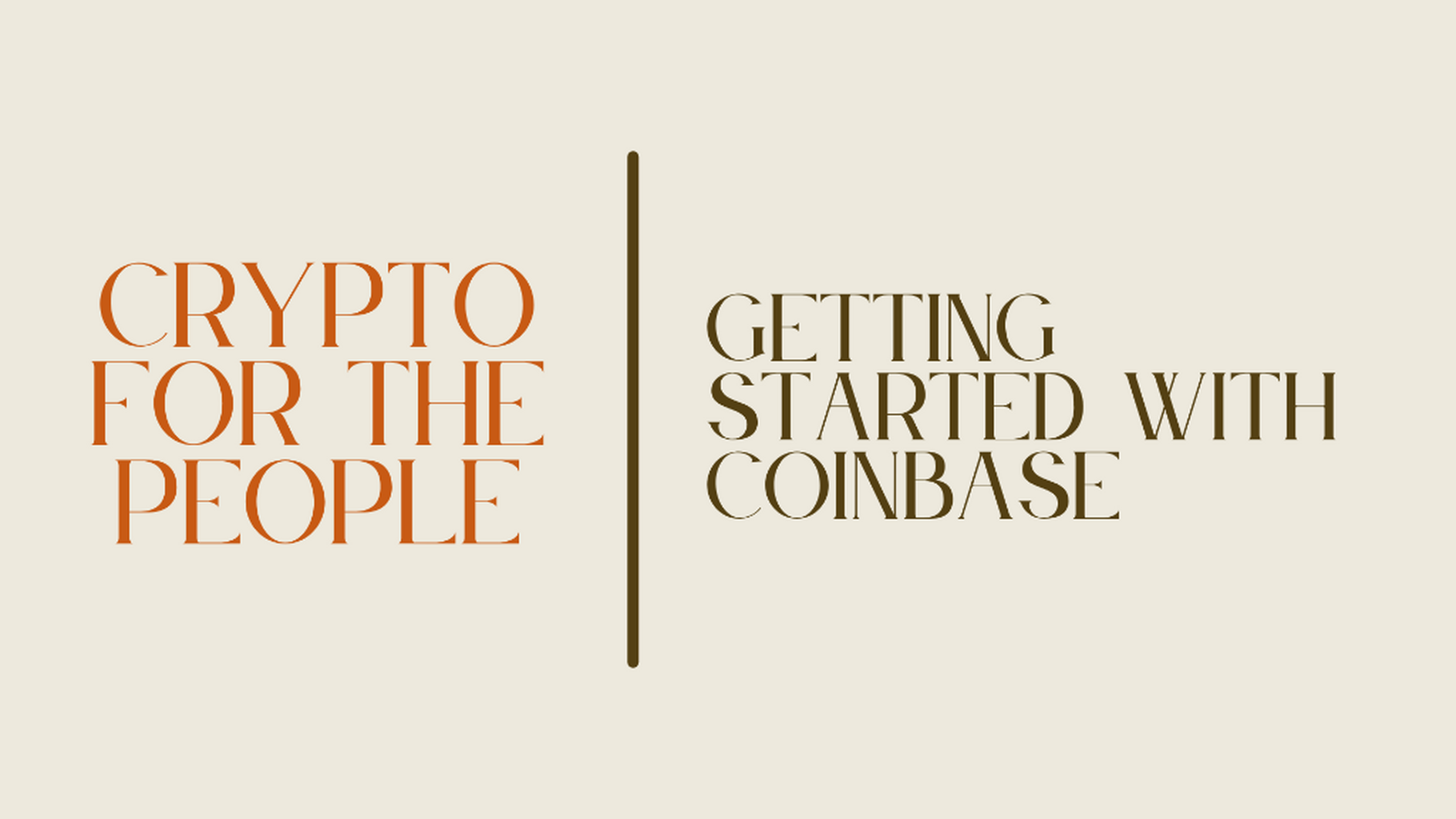 Getting Started with Coinbase