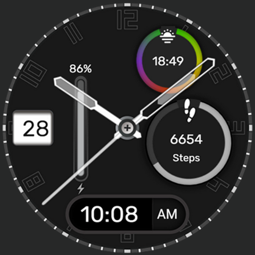 Minima 10 Minimal Watchface Wear OS