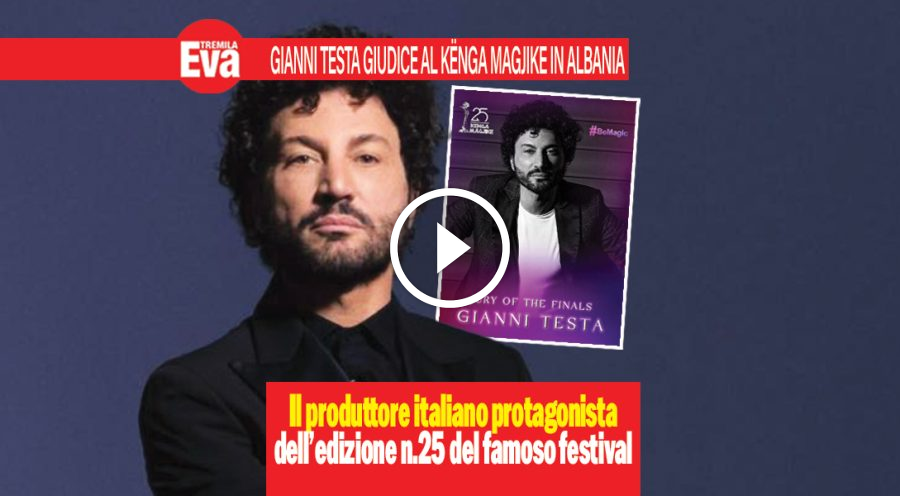Gianni Testa in giuria al Festival K&euml;nga Magjike, in Albania
