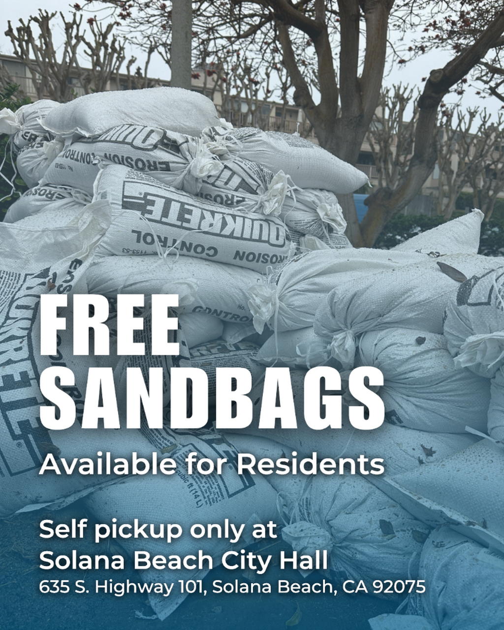 Free Sandbags Available