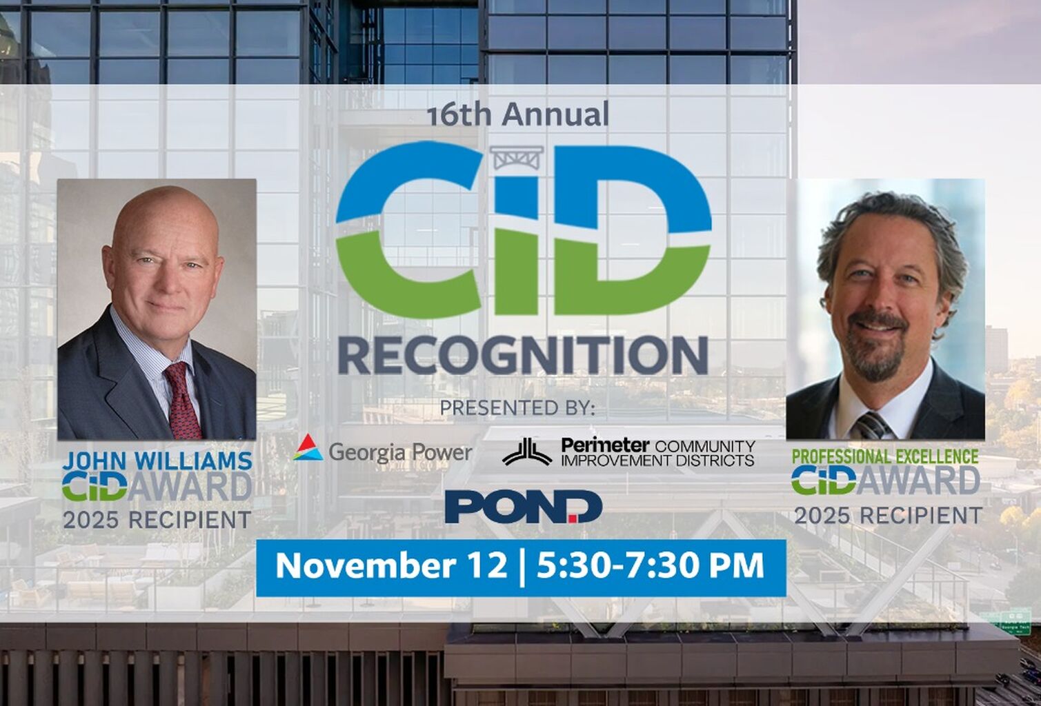 PRESS RELEASE: Council for Quality Growth Honors John Heagy and Kevin Green with 2025 CID Awards