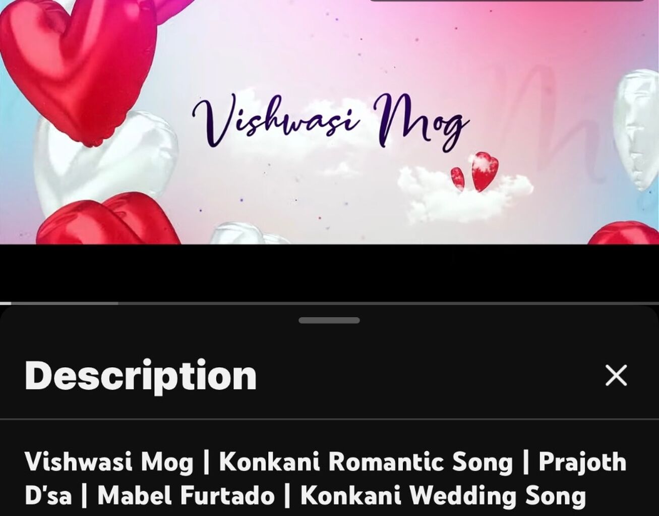 1. Vishwasi Mog - Prajoth D'Sa