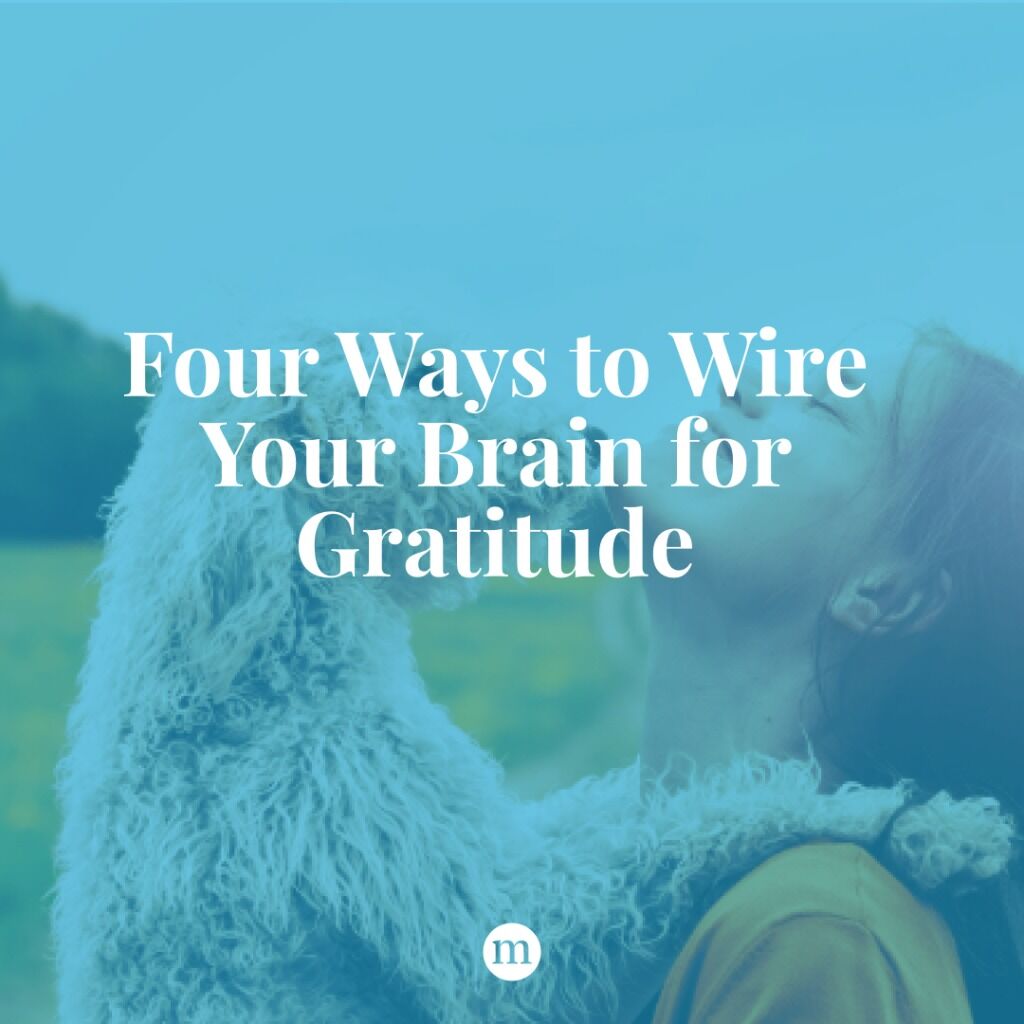 Four Ways to Wire Your Brain for Gratitude