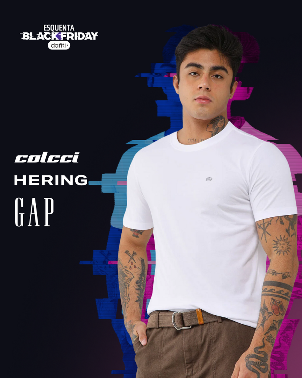 GAP, Hering, Colcci e muito mais a partir de R$49,99*