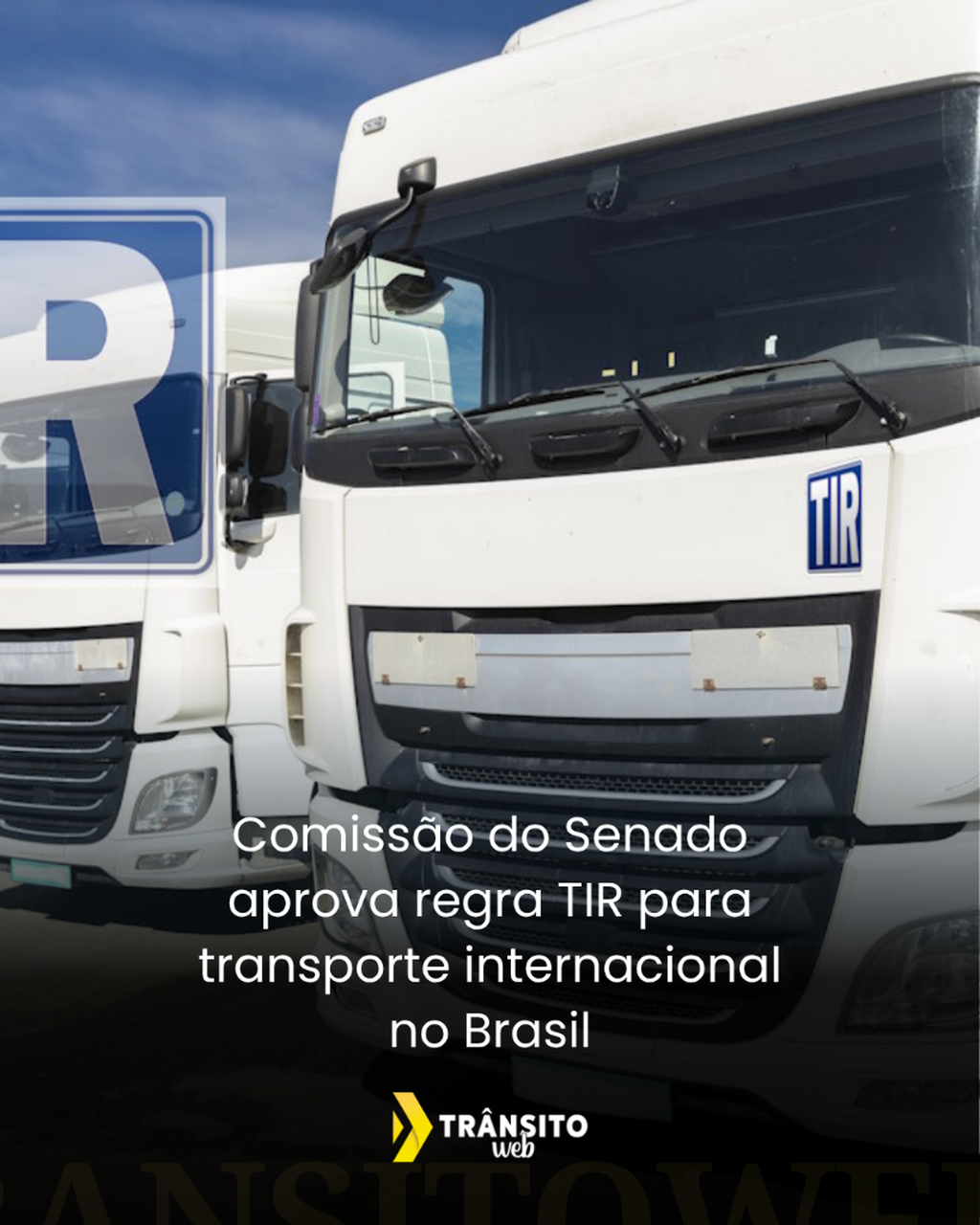 Comiss&atilde;o do Senado aprova regra TIR para transporte internacional no Brasil
