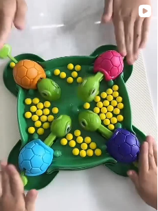 Hungry Turtle Eating Beans Game