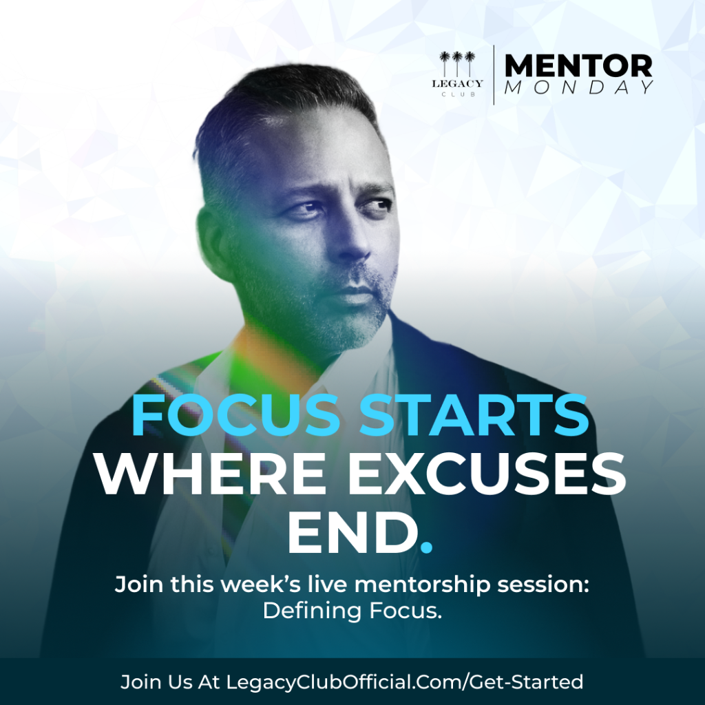 Legacy Club Weekly Mentorship Call