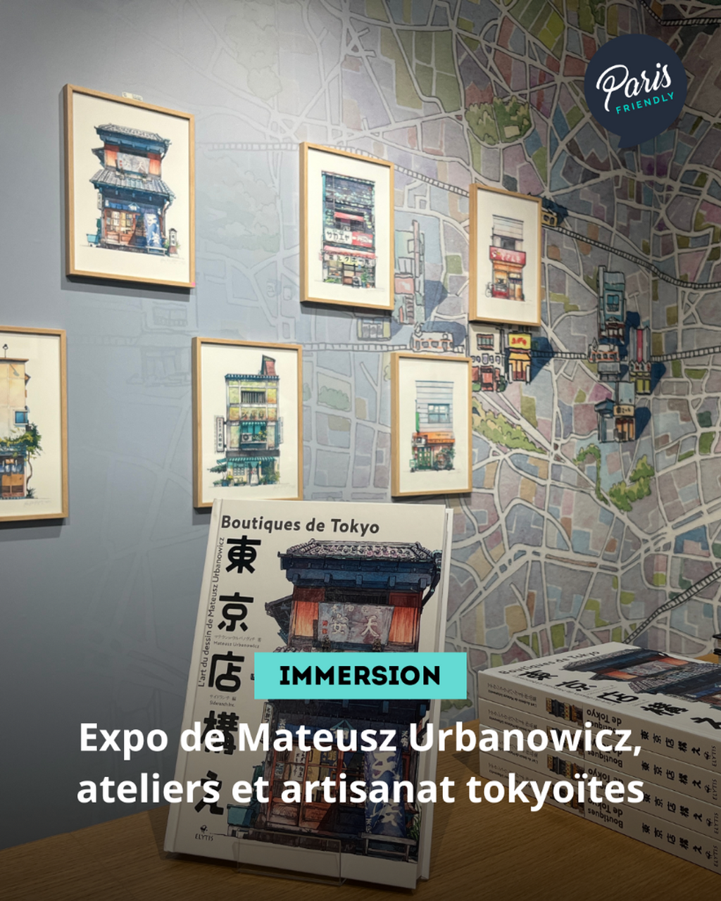 Expo de Mateusz Urbanowicz, ateliers et artisanat tokyo&iuml;tes