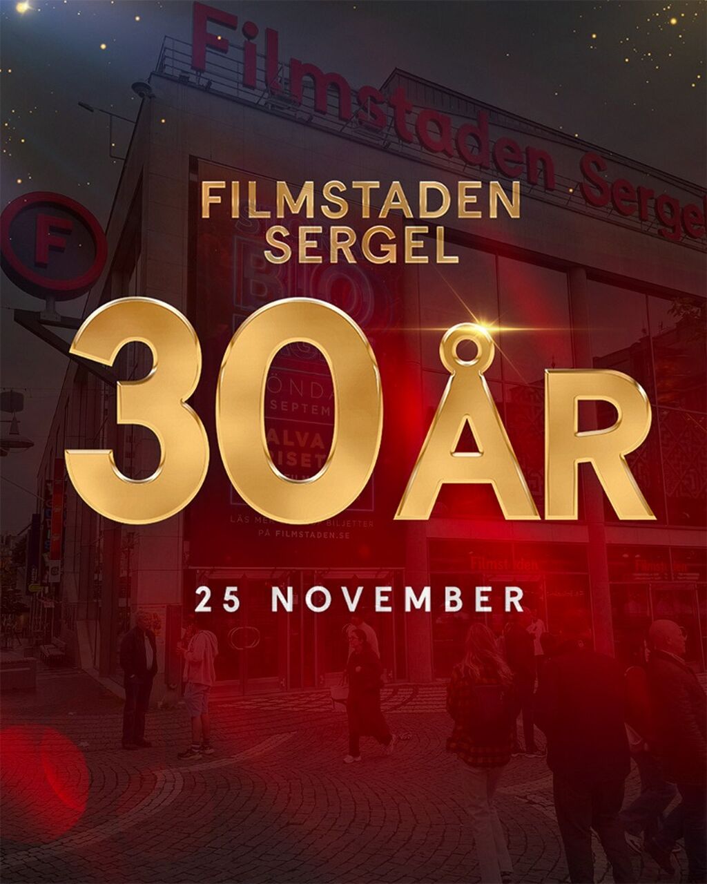 Filmstaden Sergel 30 &aring;r - h&auml;r &auml;r filmerna du kan se 25 november