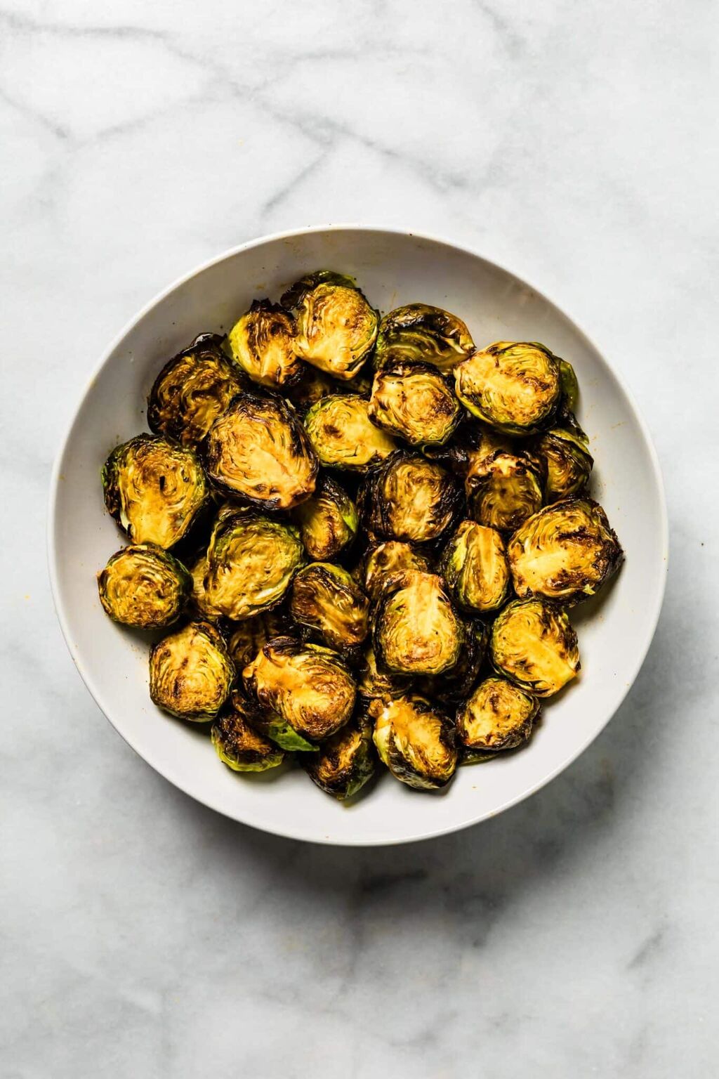 Air Fryer Brussels Sprouts with Balsamic - Cotter Crunch