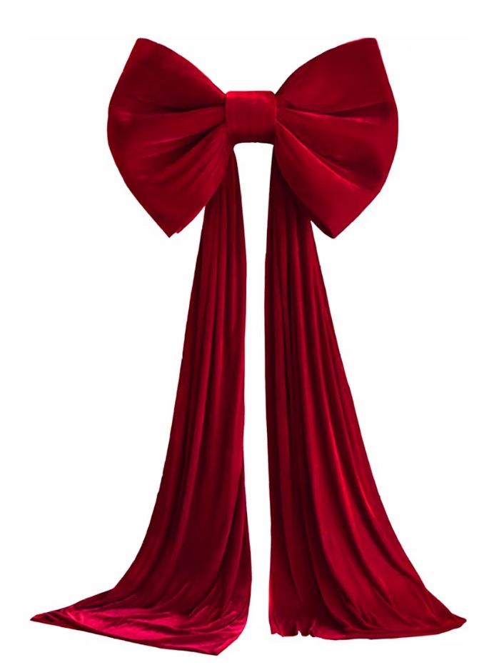 Giant Burgundy Bow