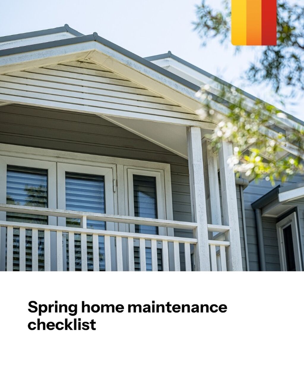 Spring home maintenance checklist