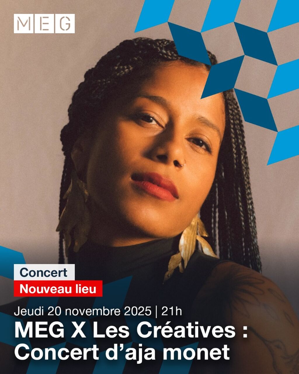 🎵 MEG X Les Cr&eacute;atives : Concert d&rsquo;aja monet 🎵