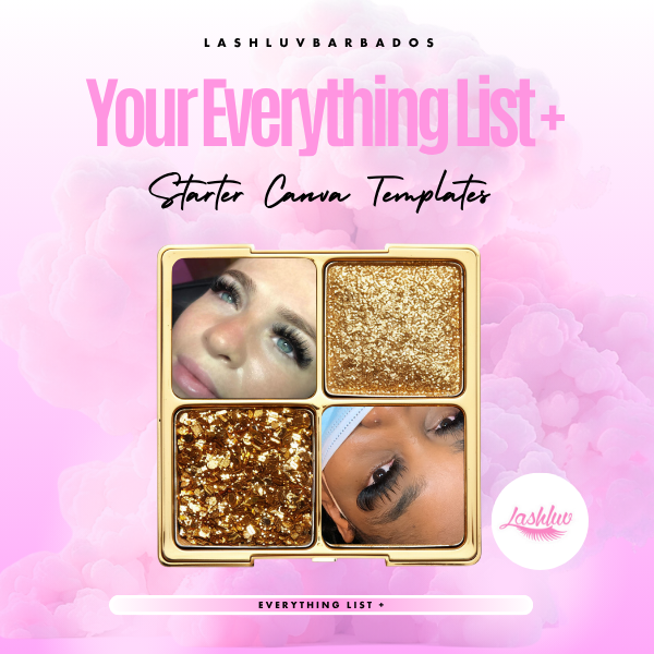 Starter package for Newbie Lash Techs 
