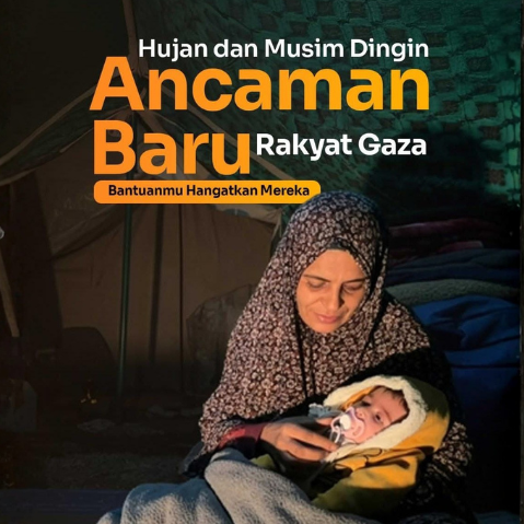 Musim Dingin di Gaza di Depan Mata, Bantuanmu Hangatkan Mereka