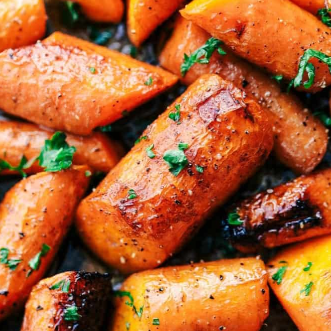 Brown Butter Honey Garlic Carrots