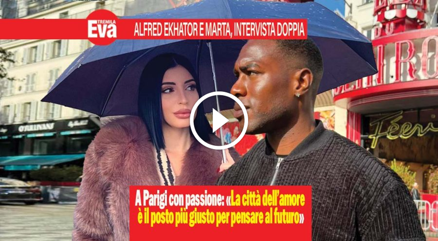 Alfred Ekhator a Parigi con Marta: &laquo;sognavo questa serenit&agrave;&raquo;