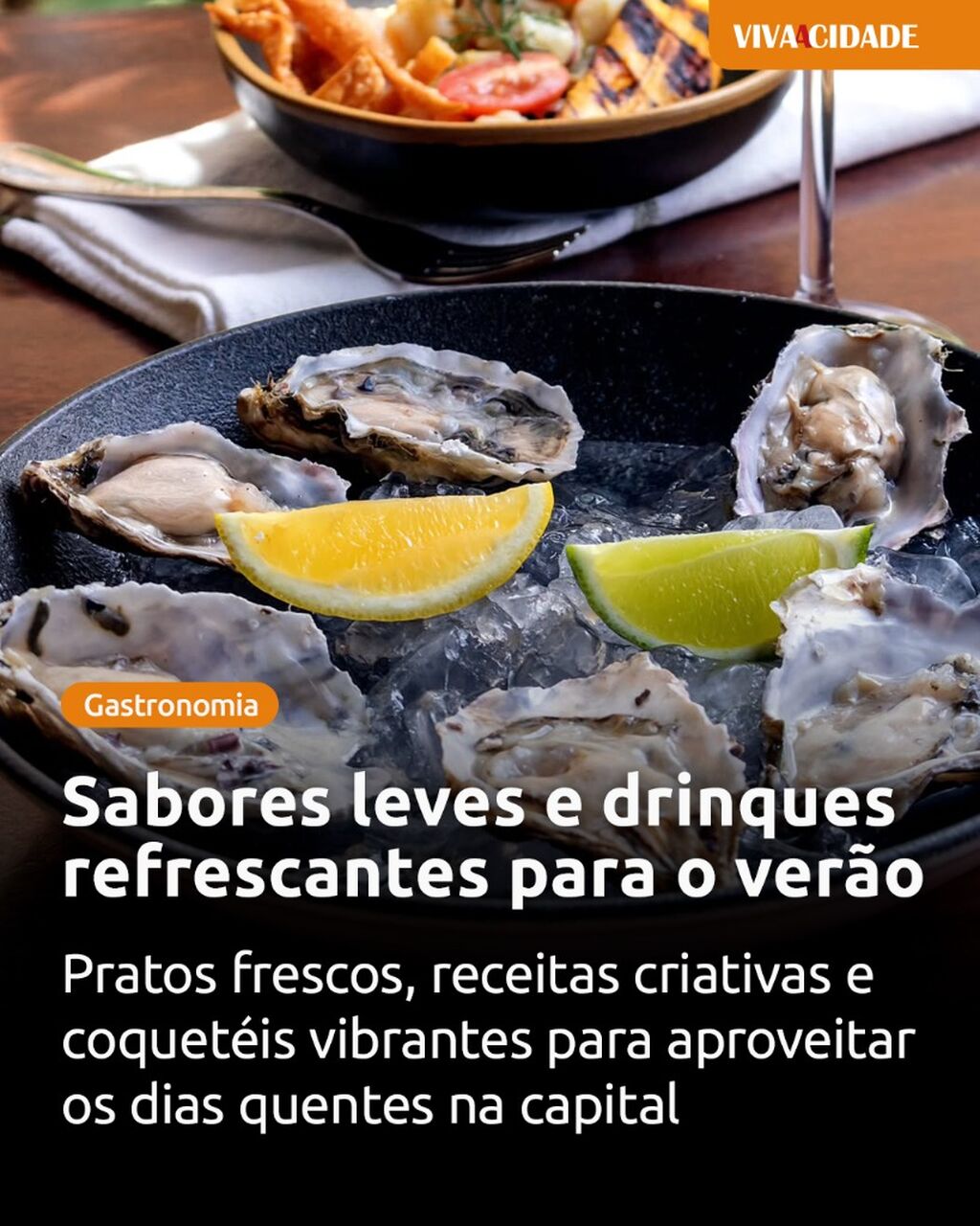Sabores leves e drinques refrescantes para o ver&atilde;o