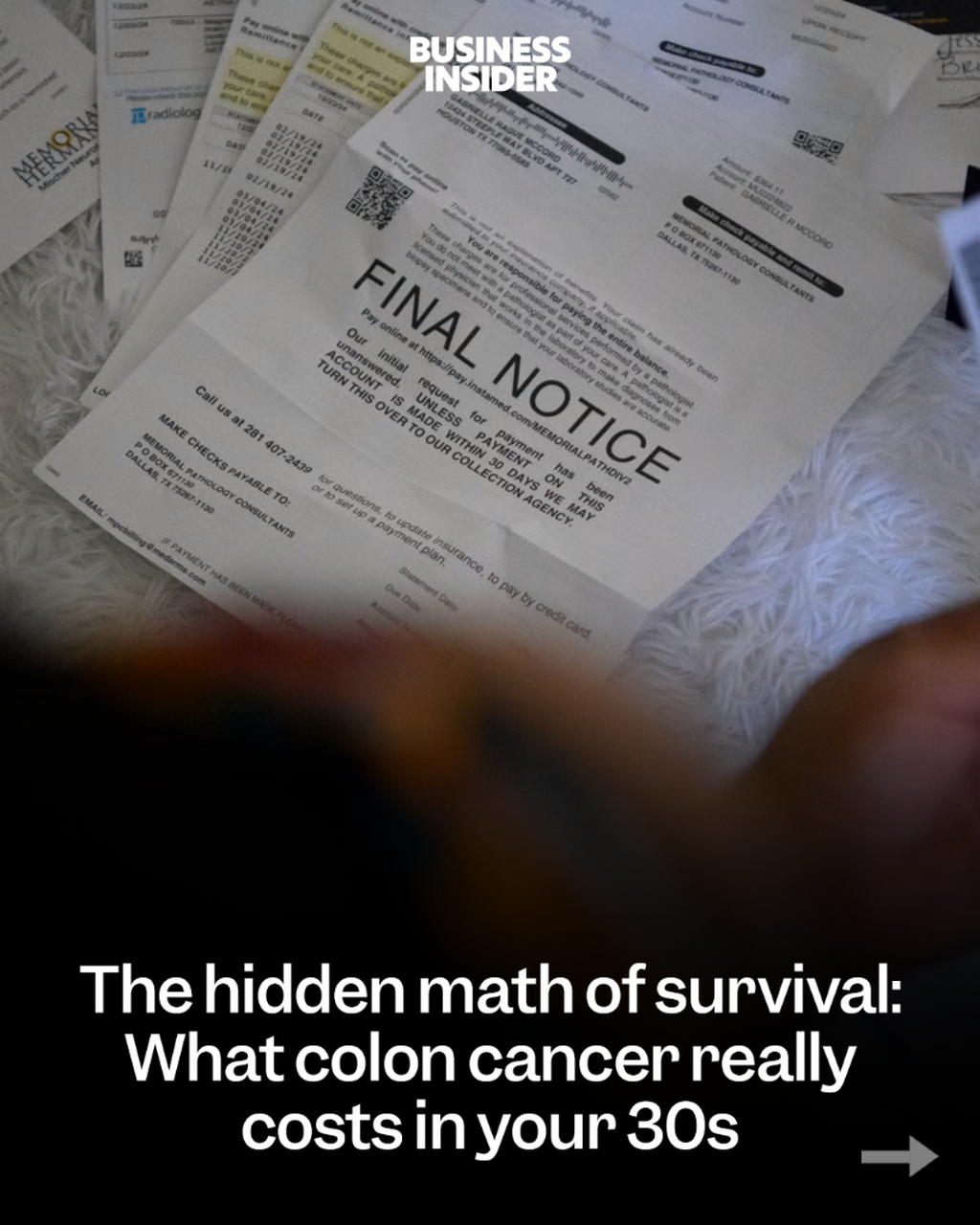 The hidden math of survival: What colon cancer really costs in your 30s