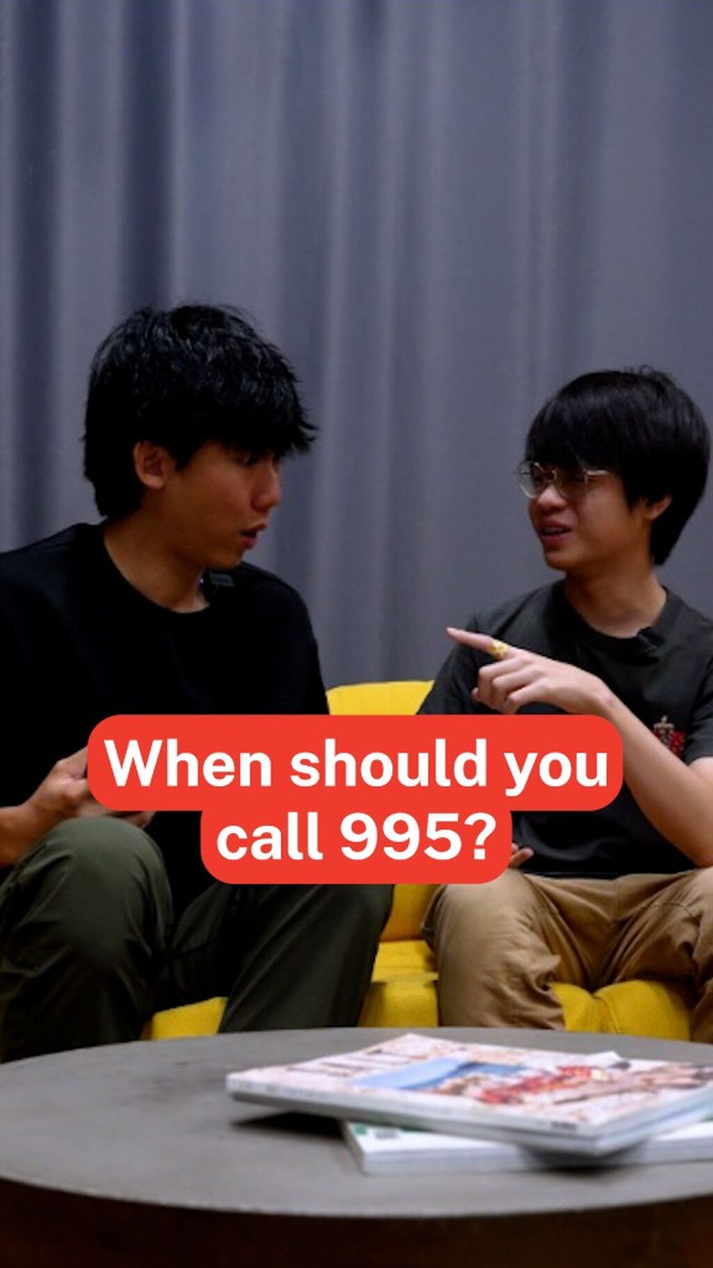 When should you call 995?