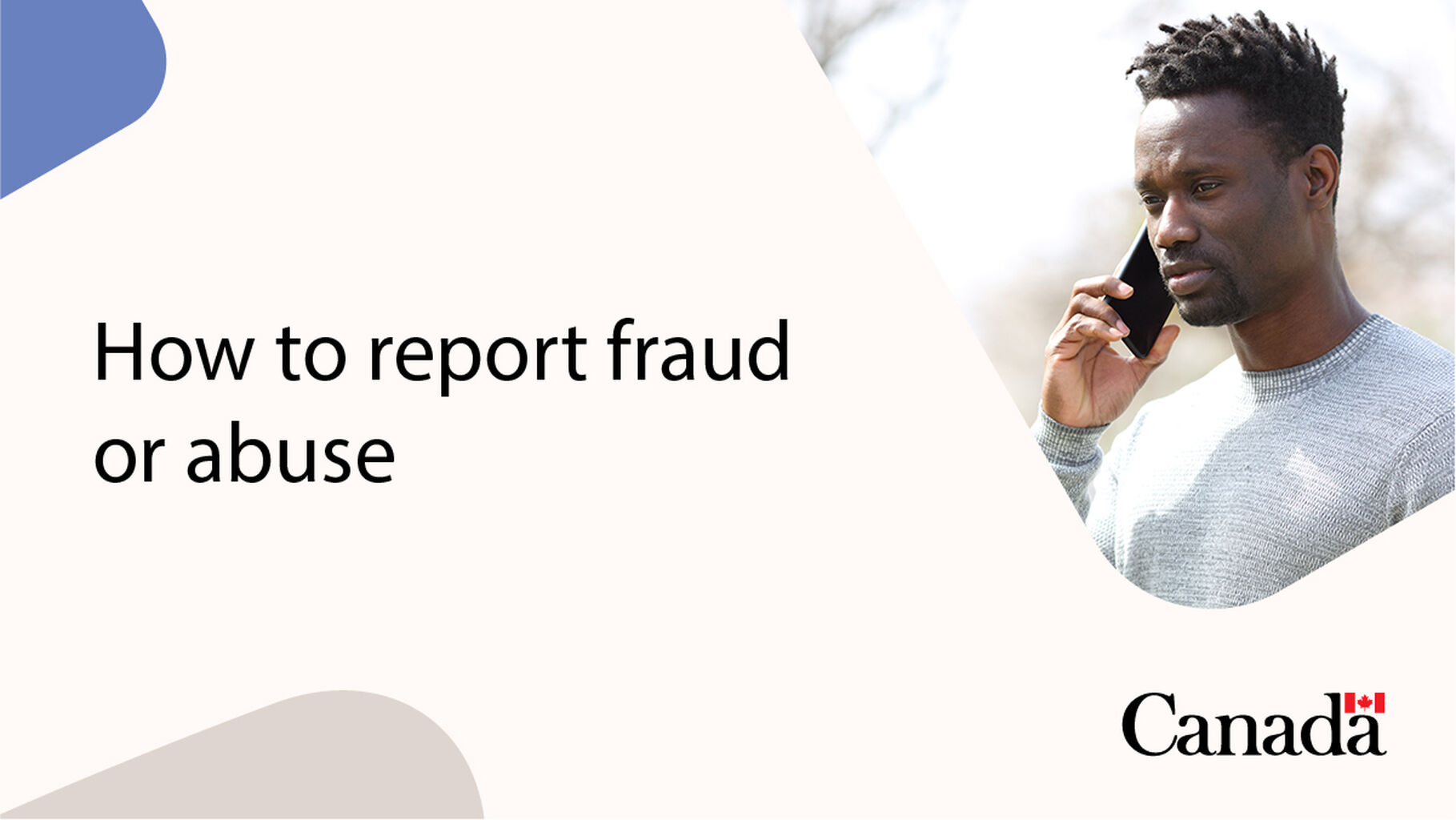 How to report fraud or abuse