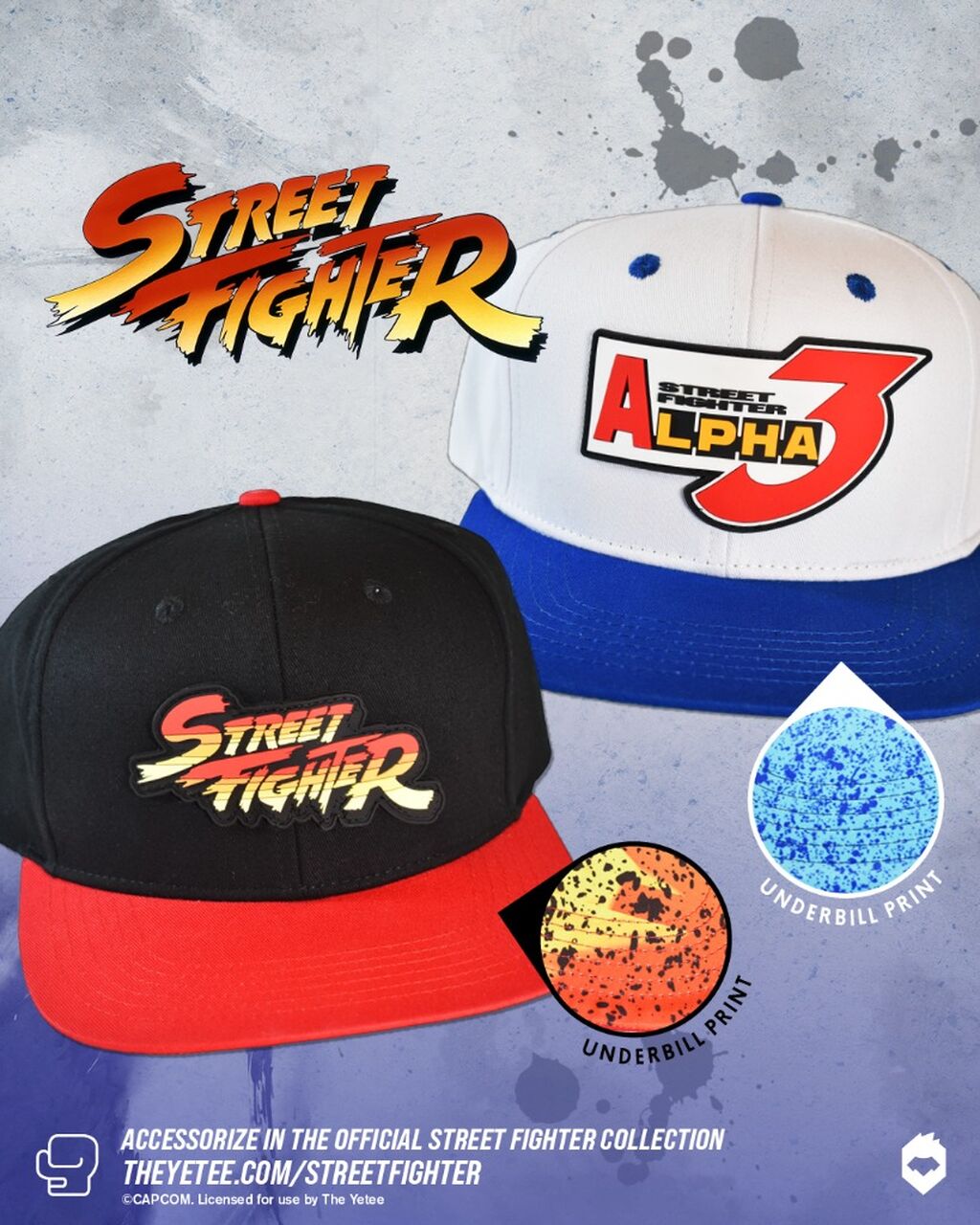 A Tip of the Hat to Classic Street Fighter Games with New Snapback!