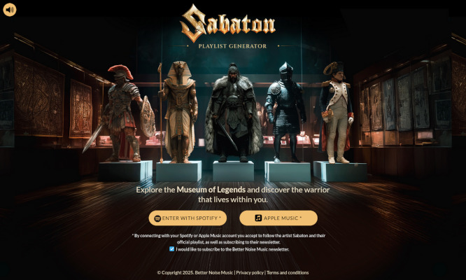 🎧 CREATE your Sabaton Playlist 