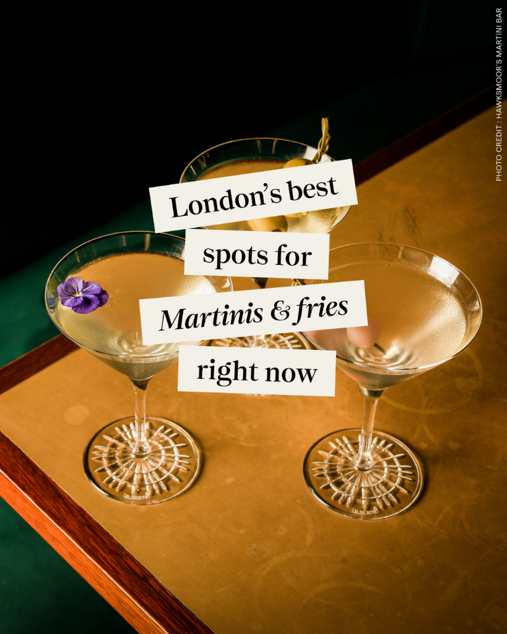 Best bars for martinis