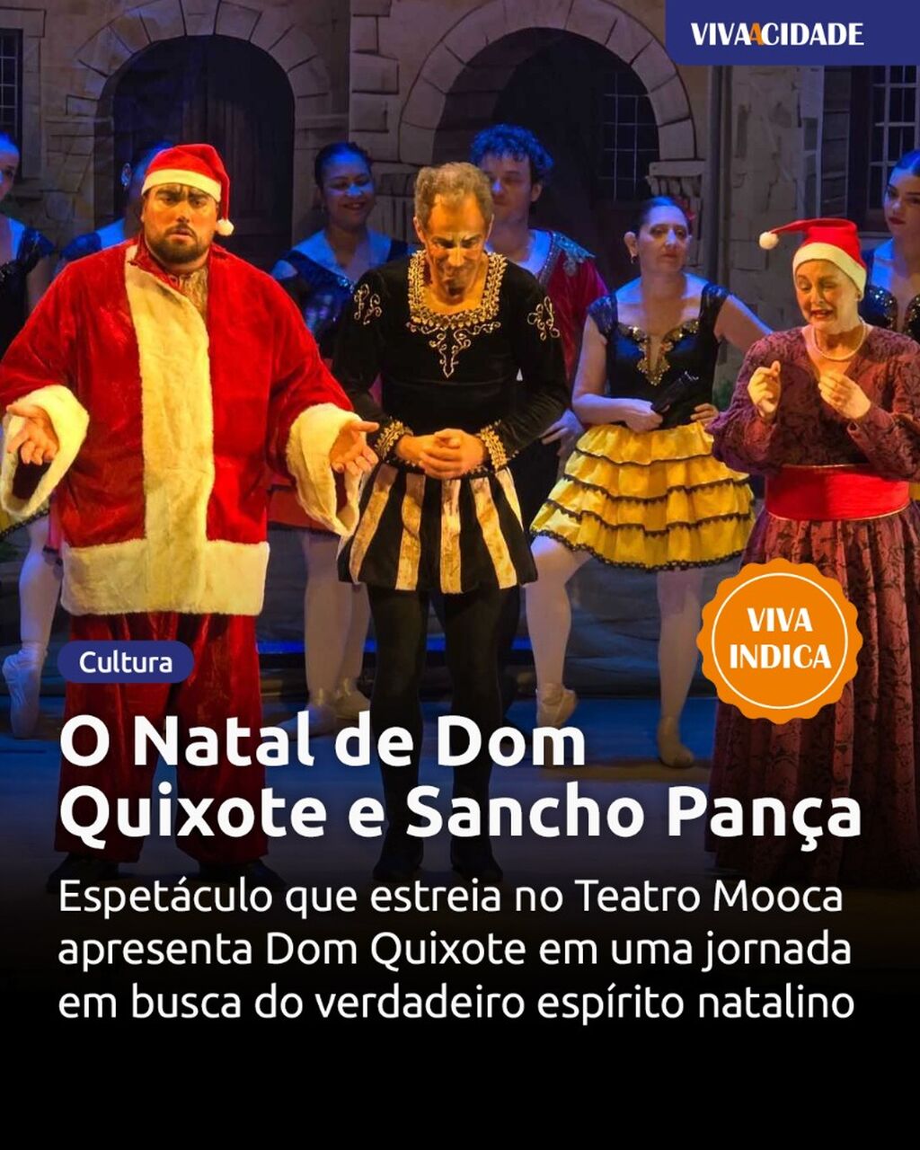 O Natal de Dom Quixote e Sancho Pan&ccedil;a