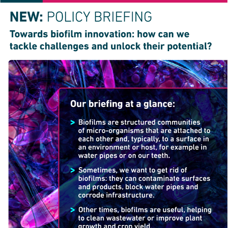 Biofilm Policy Briefing