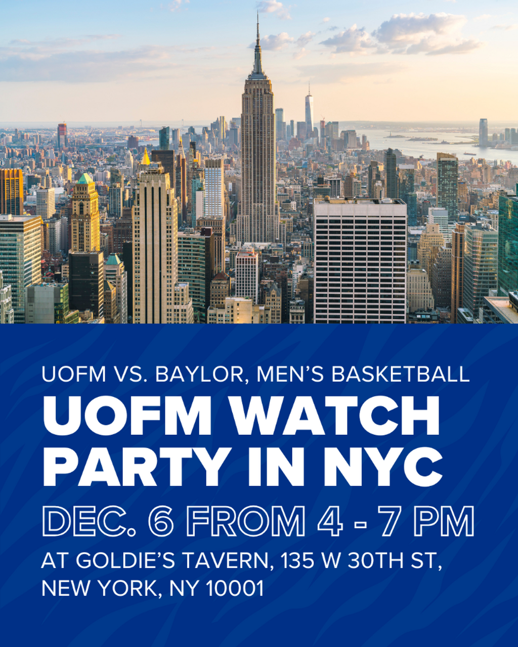 NYC UofM vs Baylor Watch Party