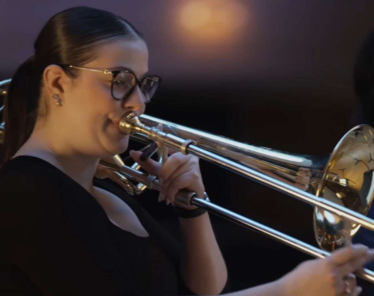 GGS Trombone Quartet performs &ldquo;Achieved is the glorious work&rdquo; by Haydn