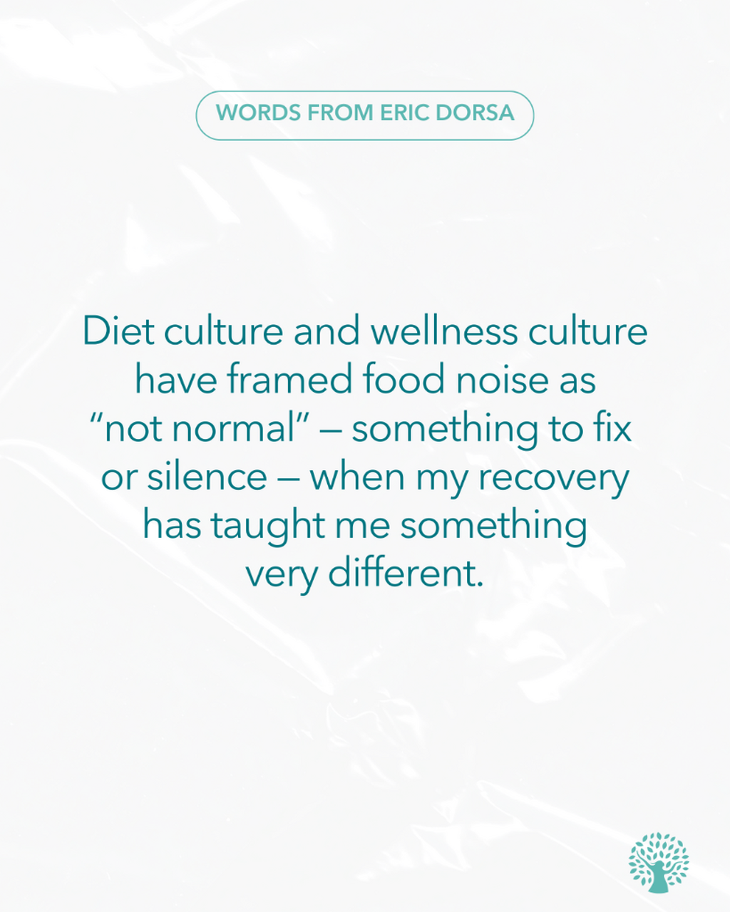Food Noise Through the Lens of Recovery