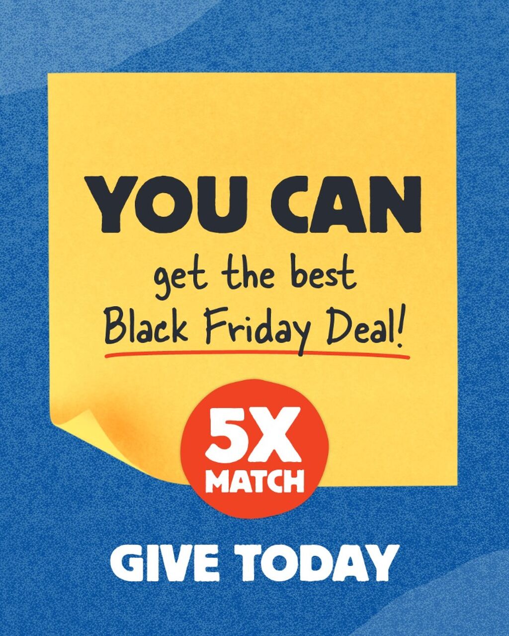 Giving Tuesday - Black Friday
