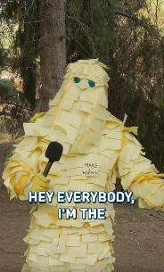 Post It Man - Giving Tuesday