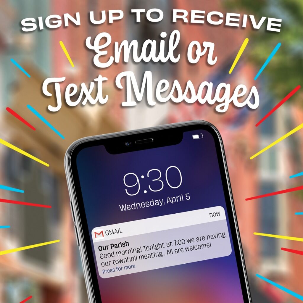 Evangelus - Sign up to receive text or email updates