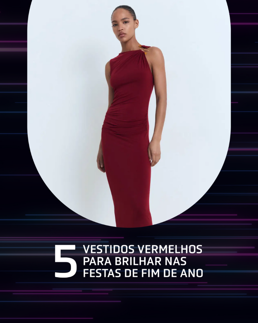 O vermelho &eacute; mais que uma cor; &eacute; uma declara&ccedil;&atilde;o de confian&ccedil;a, paix&atilde;o  e glamour ! Pronta para ser o centro das aten&ccedil;&otilde;es na pr&oacute;xima festa? 🤩✨