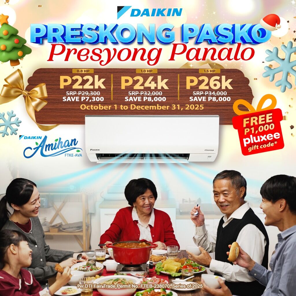 Daikin makes your Holiday cooler!