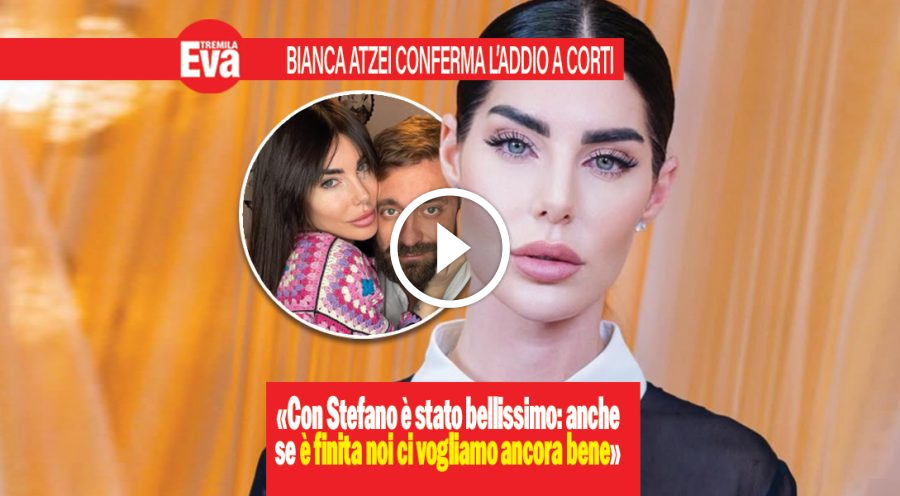 Bianca Atzei: &laquo;con Stefano Corti &egrave; stato bello ma &egrave; finita&raquo;