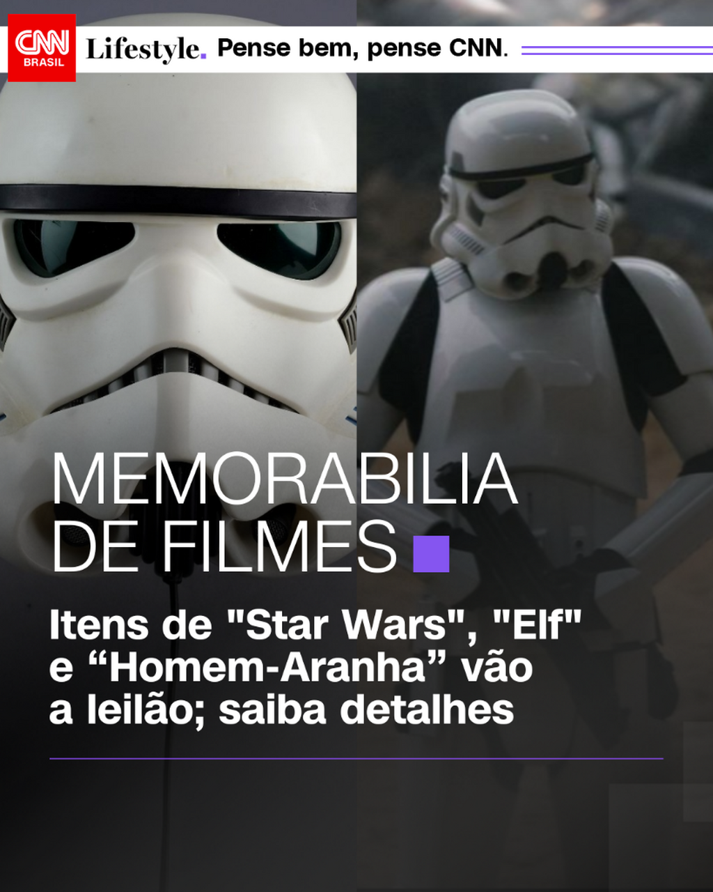 Itens de "Star Wars", "Elf" e "Homem-Aranha" v&atilde;o a leil&atilde;o; saiba detalhes