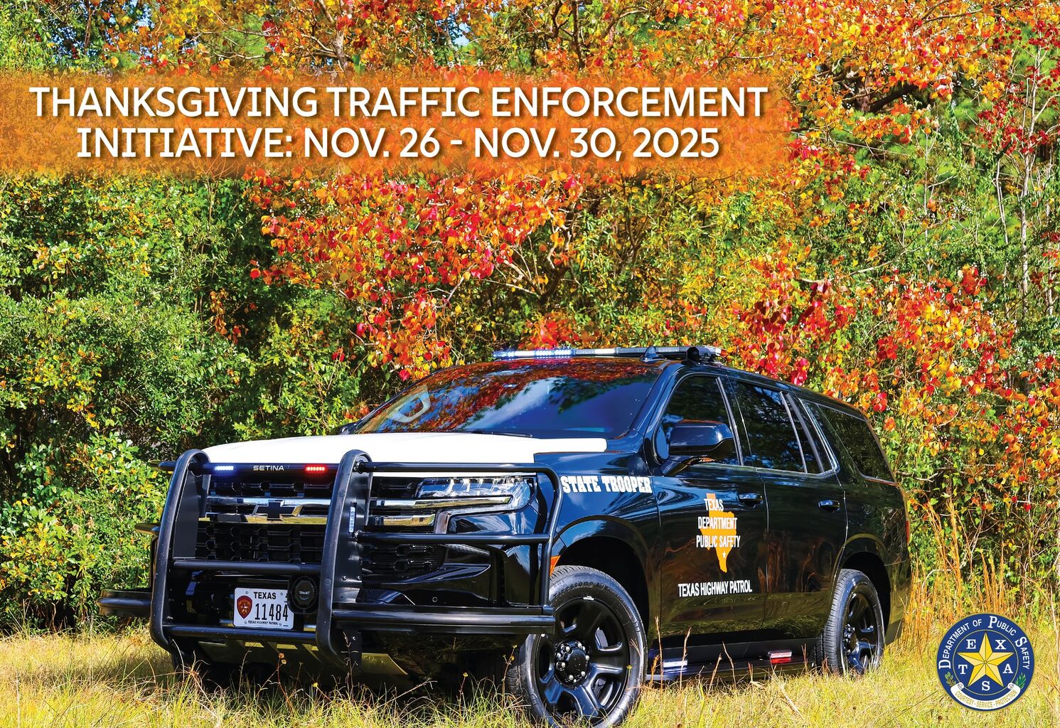 DPS Increases Traffic Enforcement for Thanksgiving